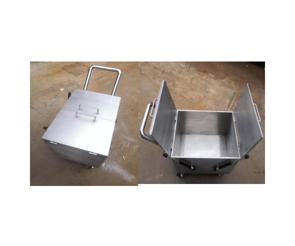 轉(zhuǎn)運鉛罐推車 轉(zhuǎn)運鉛罐推車